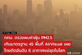 泰国曼谷多地PM2.5浓度超标图片