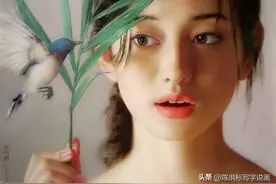 博士画家不敢画人体？女儿胆子大，画自己人体都画出了风情万种图片