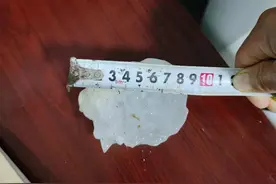 昨夜今晨，贵阳多地遭冰雹袭击！图片