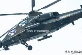 武直10一树之高掠过头顶，火箭筒可见，长春航空展开胃菜如此惊艳图片