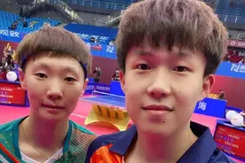 国乒的青梅竹马：王楚钦和王曼昱图片