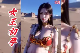 美杜莎怀孕被AI还原，女王十月怀胎阶段图，这效果萧炎也顶不住图片