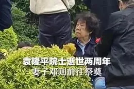 袁隆平院士逝世两周年 妻子邓则前往祭奠图片