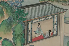 贾宝玉给林黛玉送手帕，自以为机密无人知，其实早都被人暗中看见图片