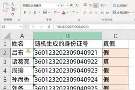 Excel中批量验证身份证号真假，你会么？图片