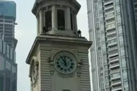 江汉关钟楼使用北斗卫星系统授时，走时精准图片