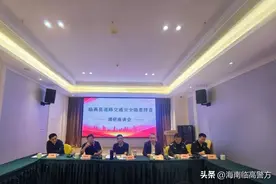 临高召开道路交通安全隐患排查调研座谈会 专家为道路交通安全管理“问诊把脉”图片