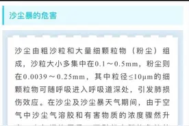 扬沙天气安全防范知识，警惕这几大健康危害！图片
