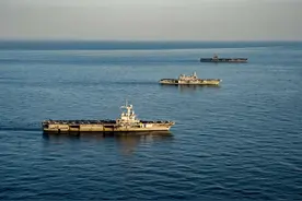 战云密布！北约三航母陈兵地中海，俄海军三大舰队齐聚严阵以对图片