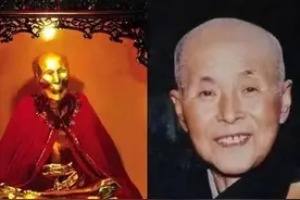 1999年真实影像，仁义尼姑圆寂后坐缸，三年后打开：女性特征全无图片