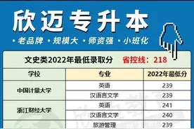 「快速收藏」2022年专升本招生院校专业最低录取分全汇总图片