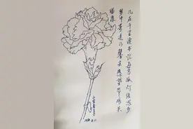 每日一花一诗一世界，康乃馨的世界，是亲情的世界，见证文化交融图片