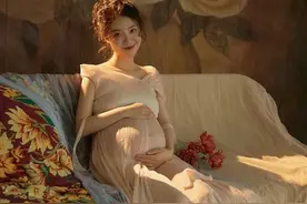 如画一般的孕照图片