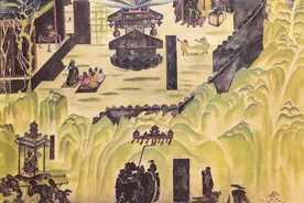 成语小故事—一衣带水图片