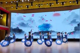 正式上线！入选教育部节目的新川扎染舞，今天亮相各大央媒图片