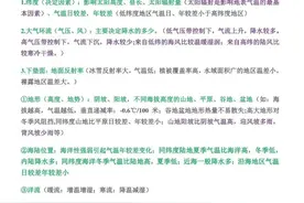这份地理答题技巧简直太绝了图片