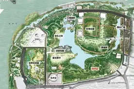 上海在建国内最高人工仿自然山！世博文化公园内“双子山”表皮结构封顶了图片
