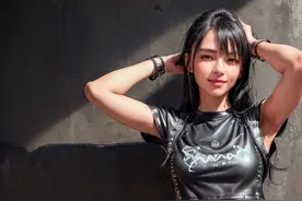 2K超清美女壁纸——机车女孩2图片