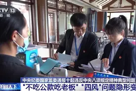 中央纪委国家监委：“不吃公款吃老板”“四风”问题隐形变异图片