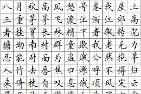 赵贺新硬笔书法作品欣赏，中性笔楷书漂亮图片