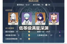 原神：“科技号”的三大特征，玩家冒险等级很低，也能满星深渊图片