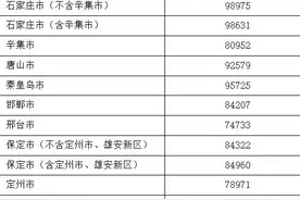 2022年河北平均工资公布了图片