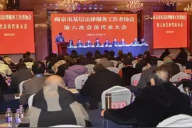 南京市基层法律服务工作者协会第六次会员代表大会召开图片