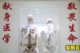 夫妻两人的白骨被做成标本，放在人体科学馆门口，到底是怎么回事图片