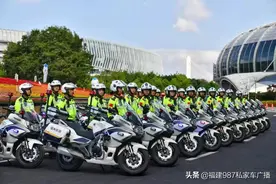 福州“铁骑天团”，出动图片
