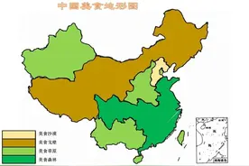 美食地形图：哪里是美食荒漠图片