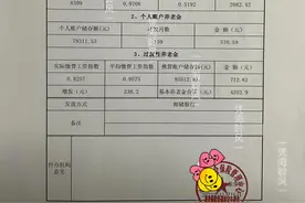 一个下过乡的下岗工人的养老金核定表图片