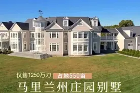 马里兰州$1250万庄园别墅，欧式轻奢风装修设计。图片