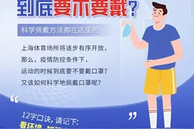 运动时要不要戴口罩？一图详解图片