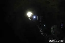 探秘临汾西山脚下的一条山洞，里面阴森森凉酥酥挺深，景色还很美图片