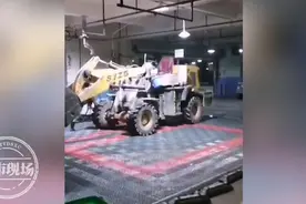 南昌一小区私开洗车店，业主：连“铲车”都开进来了图片