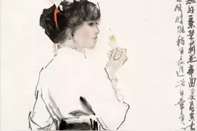 每一笔都不刻意，刘国辉水墨人物画图片