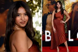 科比大女儿走红毯，体重150斤，身材堪比瓦妮莎！丰腴又早熟图片