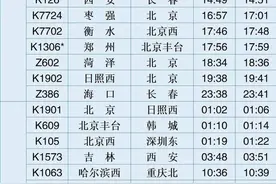 任丘站7月1日铁路调图新变化图片