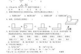 2023年中考数学模拟试题（人教）图片