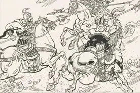 武成王出朝歌，过五关，直奔西岐，经典连环画：《反五关》图片