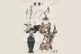 一组岁朝清供，端庄，美丽图片
