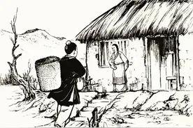 民间故事：男子救白蛇，雨夜借宿时，白蛇托梦：快跑，这是一座坟图片