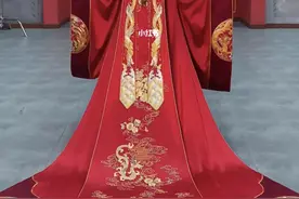 中式嫁衣一直都是红色的吗？每个朝代，嫁衣颜色、款式都大不相同图片