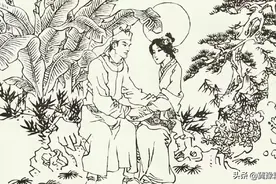 民间故事：男人在河边耕田，救落难女子，女子叮嘱男人晚上躲房顶图片