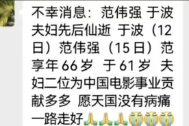 悲痛！知名艺术家范伟强因病去世，疑似高烧后肺部感染，享年66岁图片
