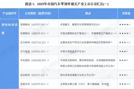 【全网最全】2023年中国汽车零部件行业上市公司全方位对比情况图片