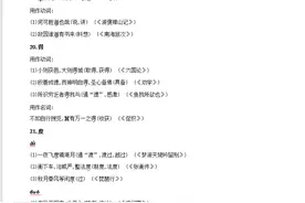 高中语文不难积累最关键，高一到高三全部必背文言实词虚词138个图片