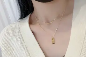 周大福小金条项链是实心的吗？周大福小金条项链多少克多少钱？图片