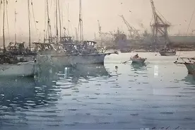 世界级的水彩大师，世界水彩届三大巨头之一，约瑟夫大师图片