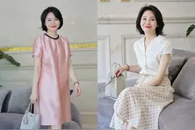 今夏火了一种裙子，叫“桑蚕丝裙”！优雅高贵，50、60岁更女人味图片